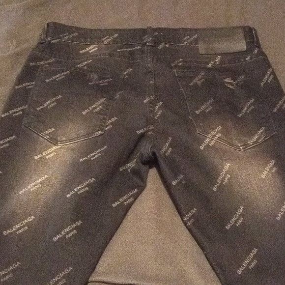 Men's size 36 Balenciaga Paris Jeans. Used - Picture 7 of 8